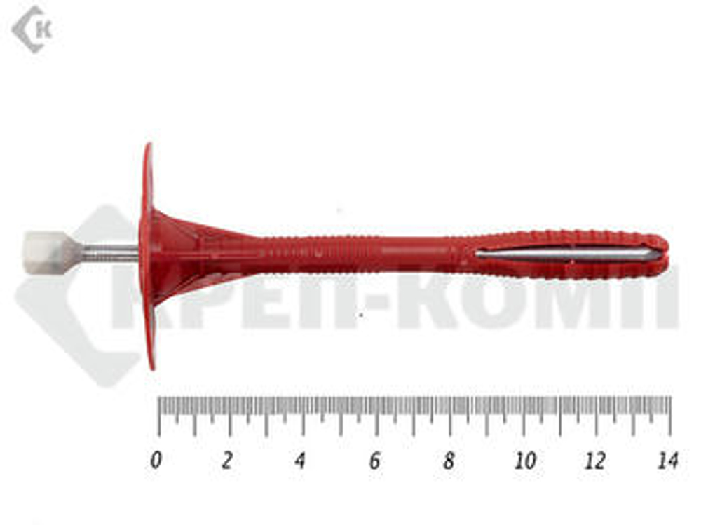 Дюбель "Гриб" с металлическим стержнем и термомостом 10х140 Teсh-KREP IZL-T R5 (1000шт) Tech-KREP