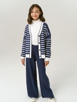 Кардиган для девочки в школу AT1010 сапфировый