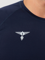 Спортивная футболка DRI FIT реглан TOTEMIC CLO синий