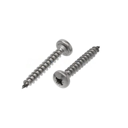 Шуруп АРТ 9048 А2 6,0х80 PZ с полукруглой головкой, шлиц крест в упак 100 шт