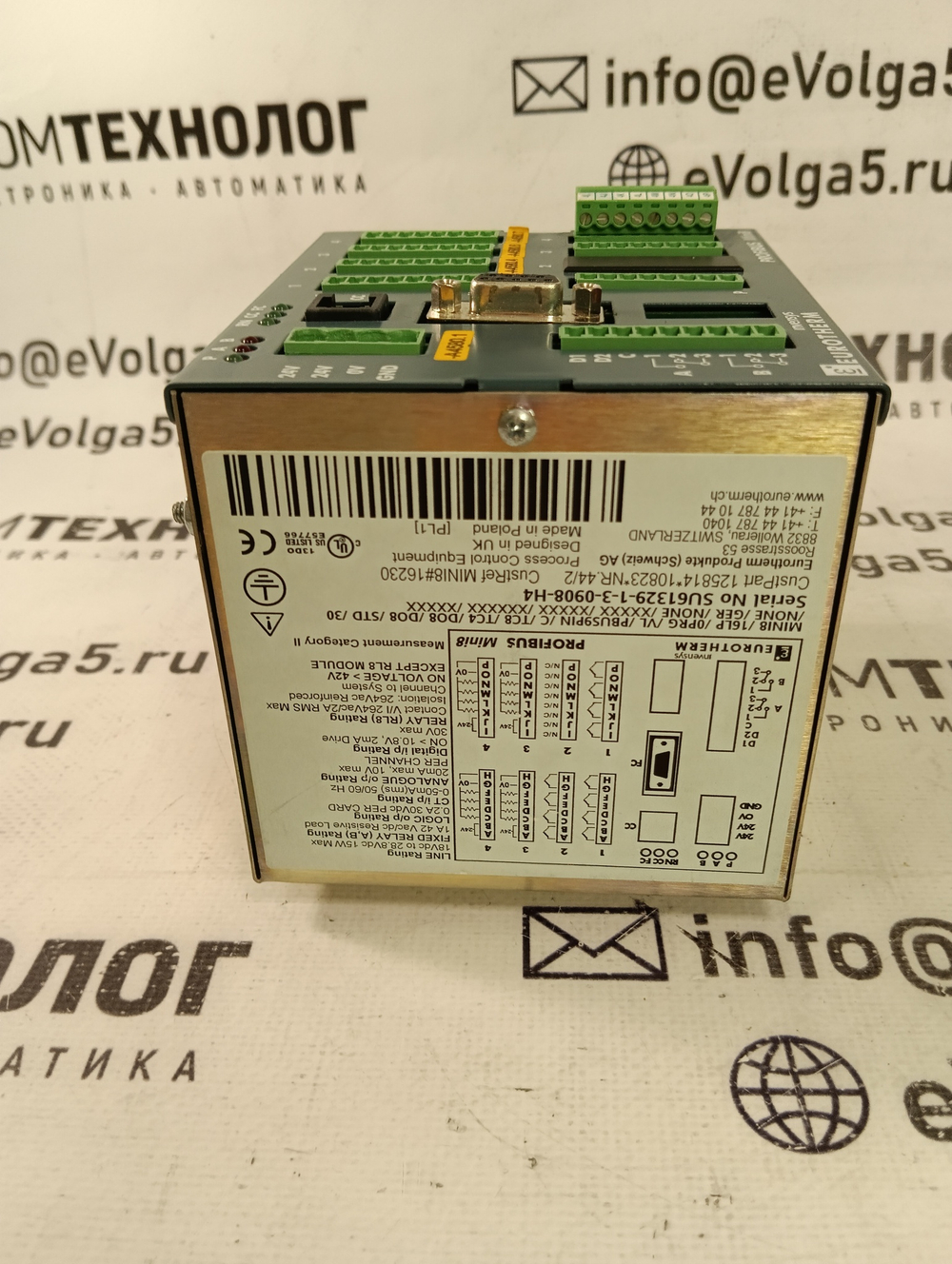 EUROTHERM MINI8/16LP/0PRG/VL/PBUS9PIN б/у