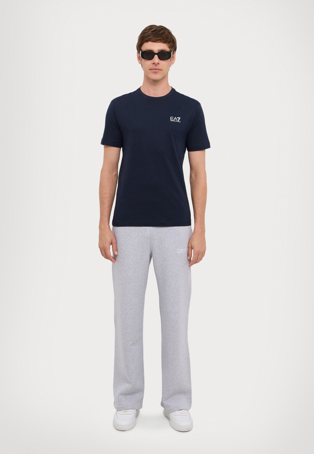 EA7 Emporio Armani UNISEX - Базовая футболка - Синий