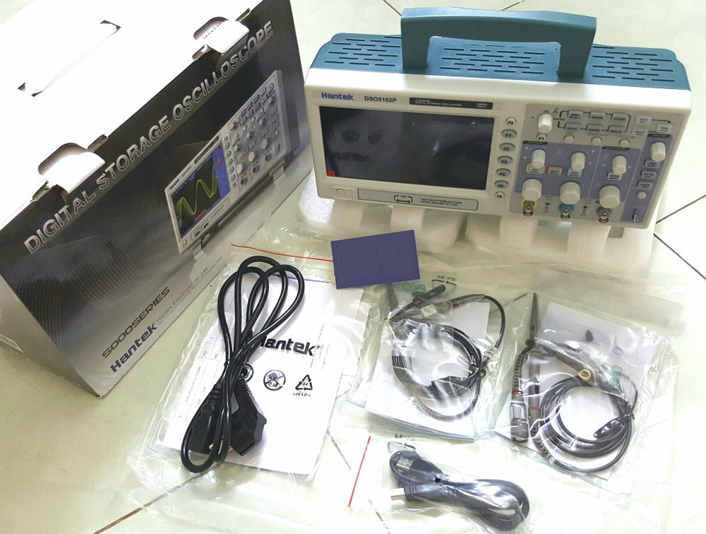 Осциллограф Hantek DSO5102P, 2кн, 100мгц