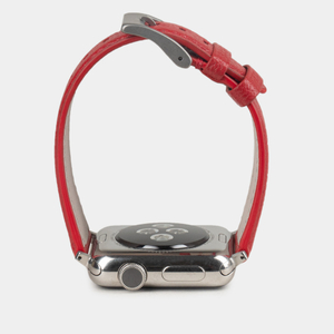 Ремешок для Apple Watch 40/41/42 mm из кожи козы, красного цвета