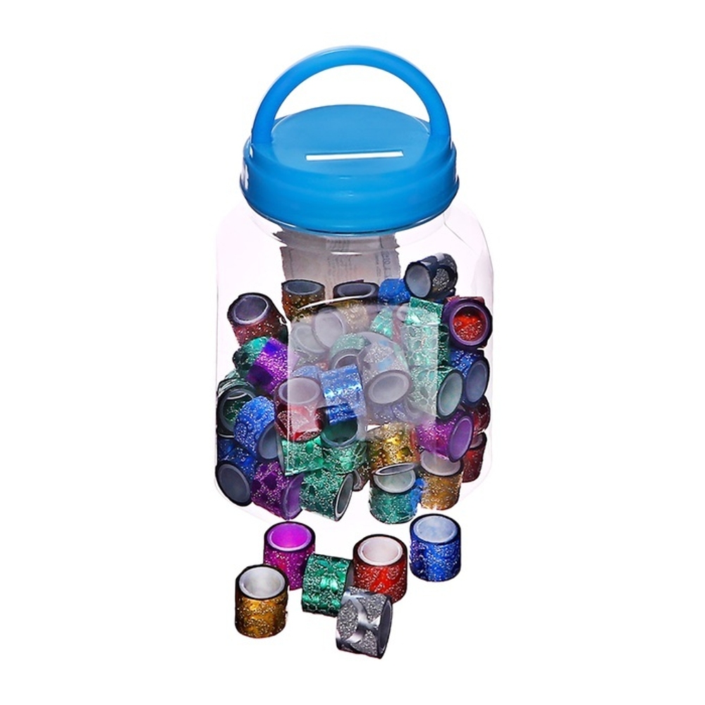 Клейкая лента с блестками, 12мм х 2м, МИКС 1 шт