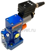 DBEME10-7X/315Y-8G24K31A1M - Пропорциональный предохранительный клапан со встроенным усилителем (OBE), Ду10, , регулировка давления до 315 бар, сигнал управления 0–10 В