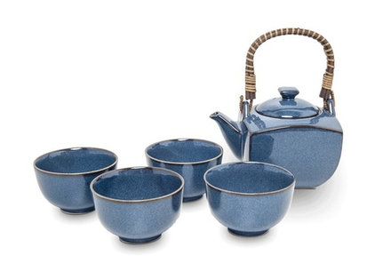 Mensa Home - Набор кувшин + 4 синие чашки / артикул   6041005  / GTIN 00756280