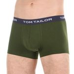 Мужские трусы боксеры набор 3в1 (красные, зеленые, темно-синие) Tom Tailor 70162/6061 450