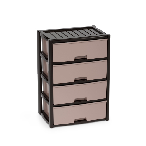 КОМОД КОЛОРИТ ВЕНГЕ 4-Х СЕКЦИОН. ШИРОКИЙ АРТ.М8761