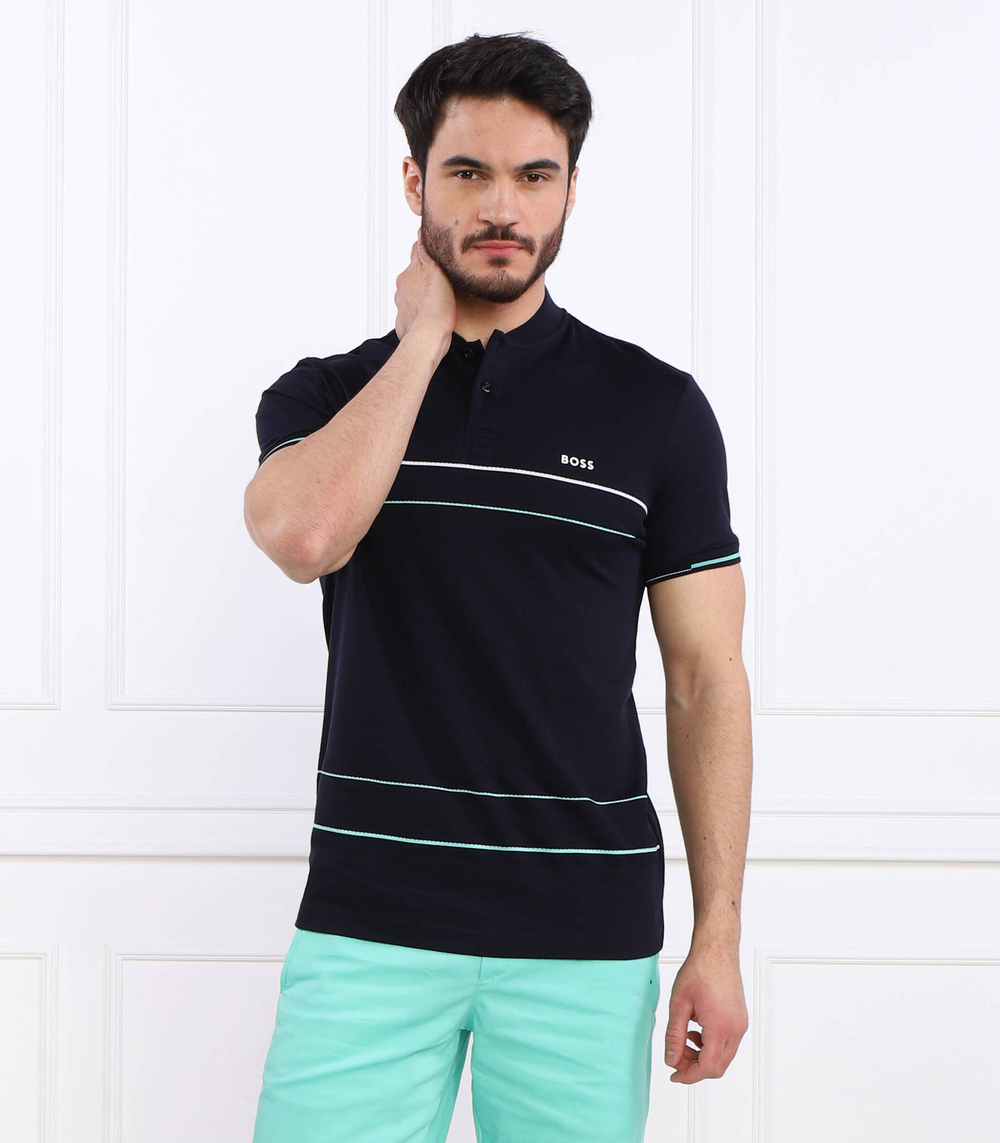 Поло Pariq BOSS GREEN - темно-синий(50488286)