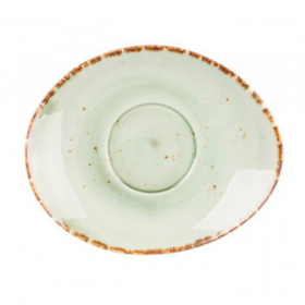 Блюдце Organica Green 18,5*15 см к бульонной чашке арт.81223075 P.L. Proff Cuisine