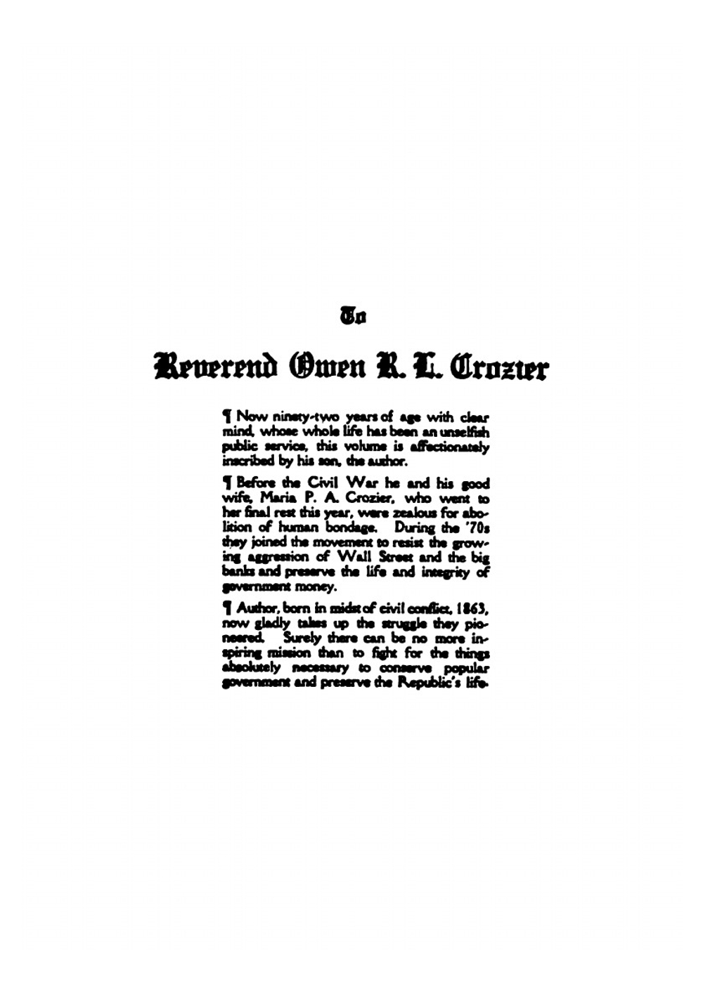 U.S. Money vs. Corporation Currency, “Aldrich Plan”. Wall Street Confessions! Great Bank Combine | Alfred Owen Crozier