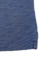 Поло Bowery NYC однотонное Slub Indigo Stonewashed