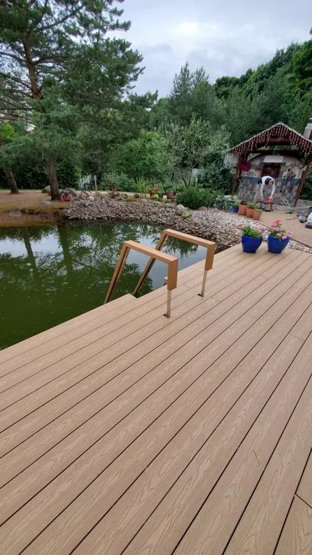 Террасная доска TalverWood орех 150х25х4000