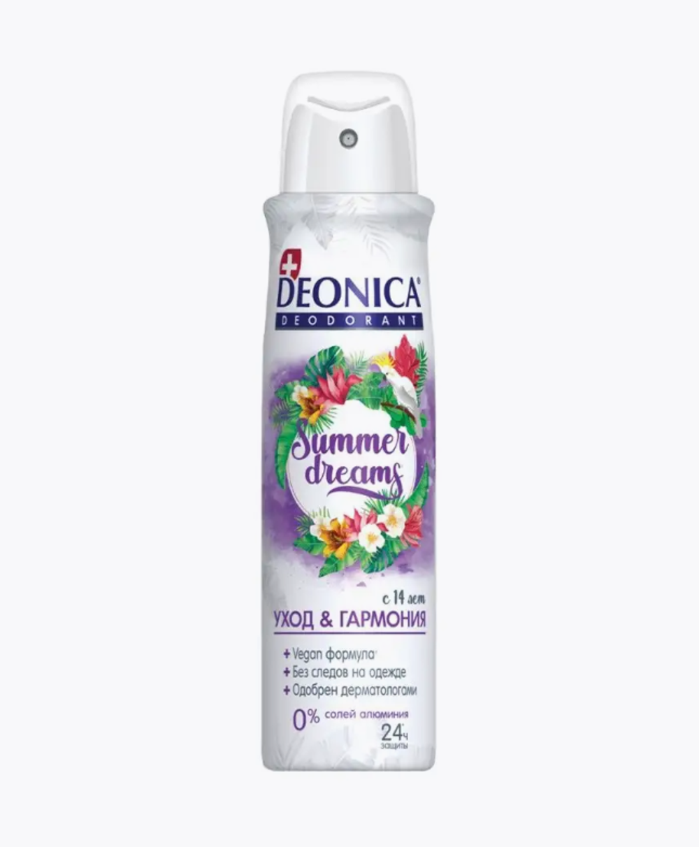DEONICA Vegan Formula Дез.150мл.Summer Dreams спрей 2616