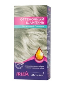 Irida Irida М classic Оттеночный шампунь для окраски волос Пепельный блондин 3*25мл