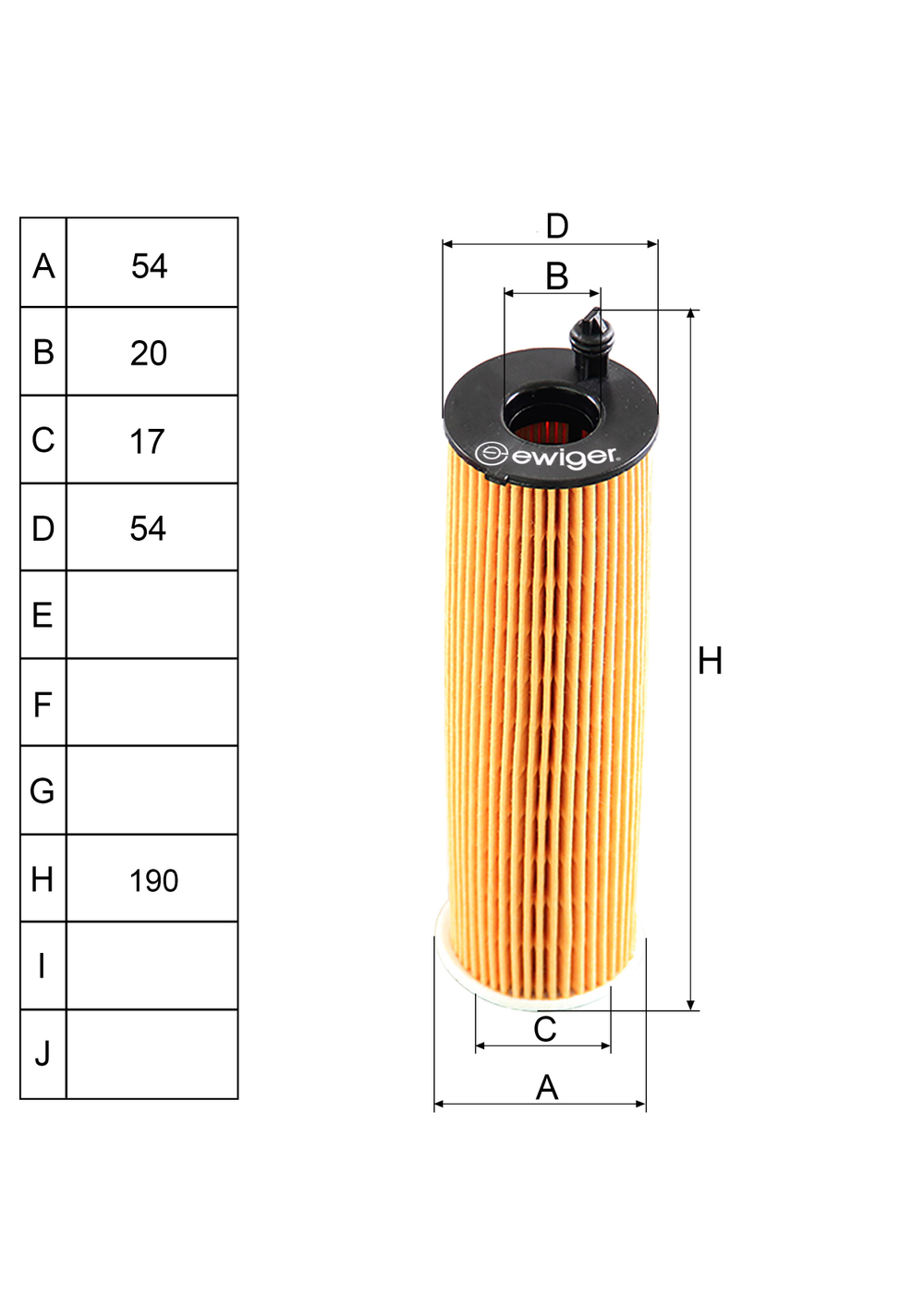 EWIGER - EW111040318-EWI - Oil Filter