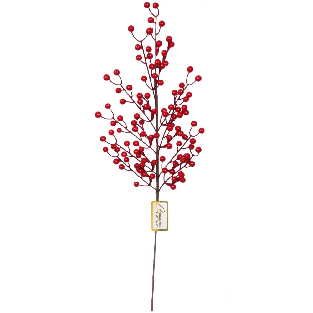 Ветка декоративная «Рябиновое богатство» 85 см