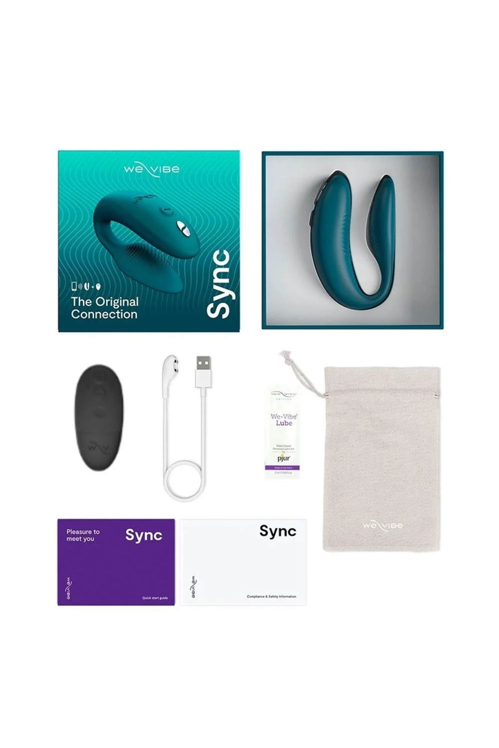 We-Vibe Sync 2 - Вибратор для пар с приложением и пультом ДУ