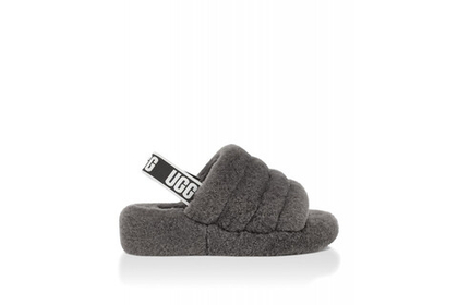 UGG Fluff Yeah Slide-Grey