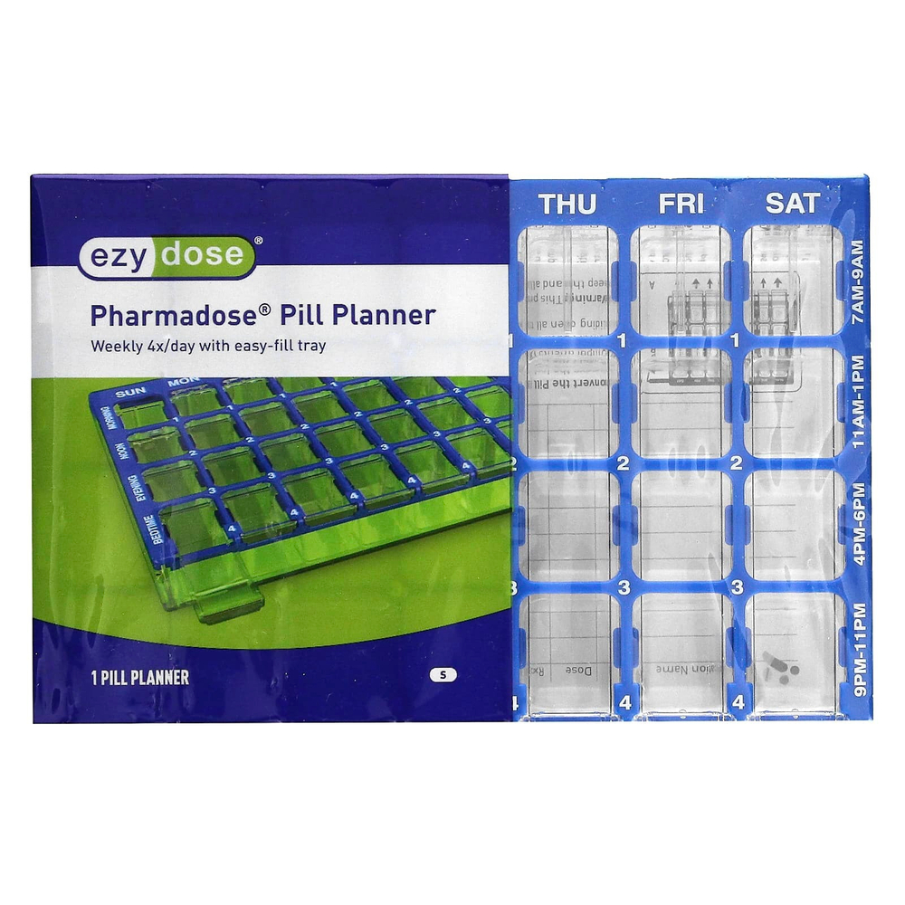 Ezy Dose, Pharmadose Pill Planner, маленький, 1 шт.