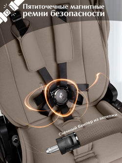 Sweet Baby Коляска 2 в 1 SBL Beige Neo