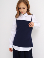 Топ школьный, синий