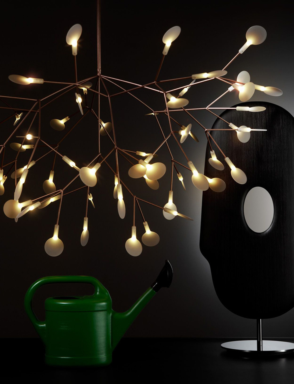 Pendant design lamp  Heracleum II by Moooi (Brass,  D100cm)