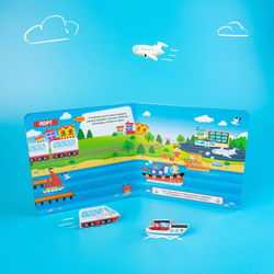 Магнитная книжка-игрушка «Транспорт»