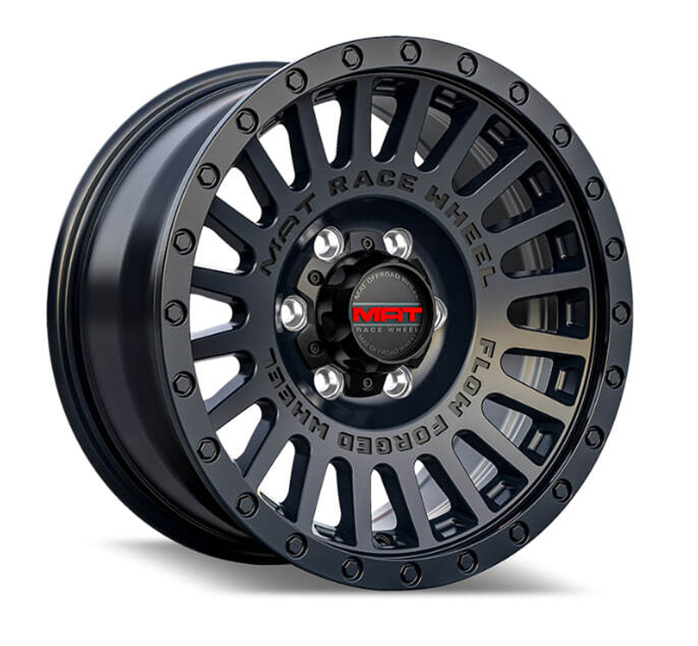 Диск колесный F1908 R17 8,0 ET0 Matte Black MATOffroad