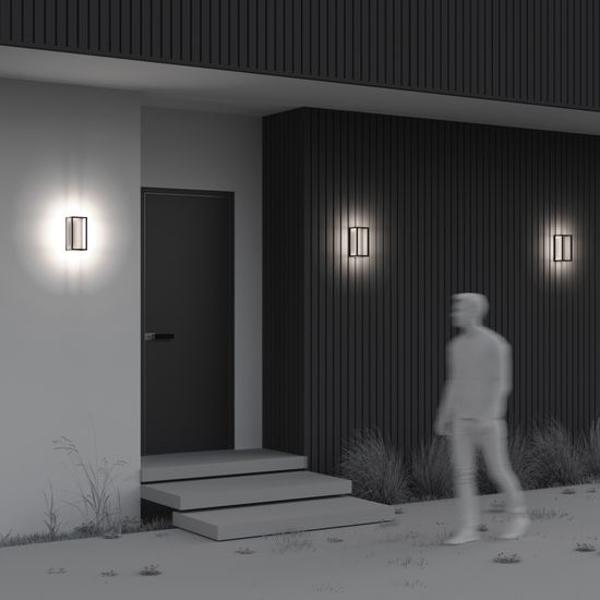 Уличный настенный светильник Outdoor O527WL-L12B3K