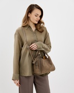 Сумка 565 15 тауп темный