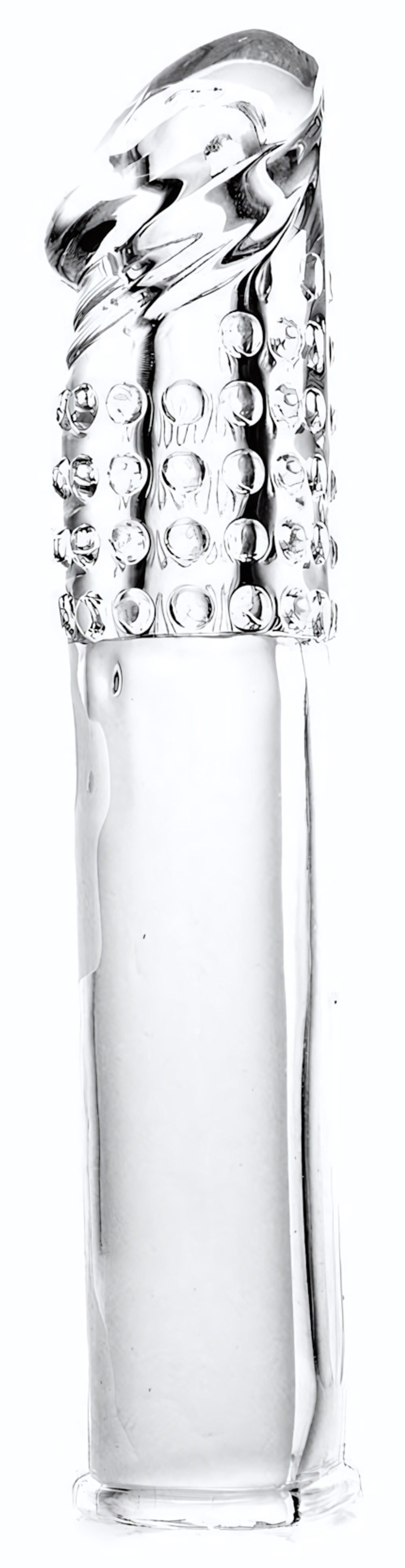 Прозрачная насадка-удлинитель Perfect Sleeve - 19 см. (Цвет: прозрачный)