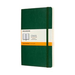 Блокнот Moleskine Large в линейку зеленый (QP616K15)