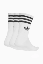 Носки adidas 3-Stripes Crew 3 Pairs - белый