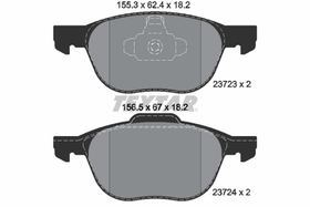 TEXTAR - 2372301-TET - Brake Pad Set, disc brake