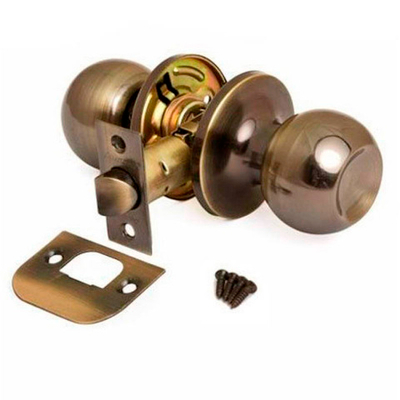 Ручка RUCETTI HK-01 AB античная бронза, защелка (шарик)