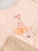 Толстовка и легинсы в комплекте для девочки Next E54-933, Персиковый