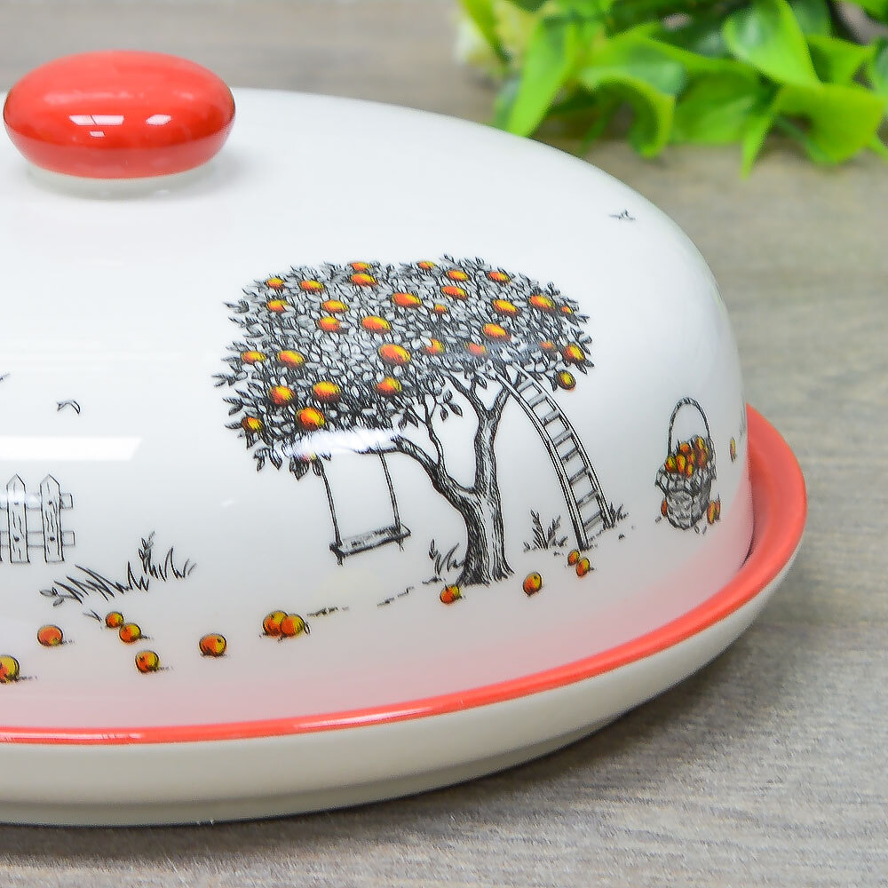 Блюдо для блинов 23см "Apple Tree", тм Appetite