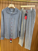 Льняной костюм Kiton
