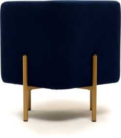 Пуф DIWO Кострома велюр, синий