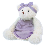 Мишка в платье и с повязкой 22*13*10см. в пакет (Relana)