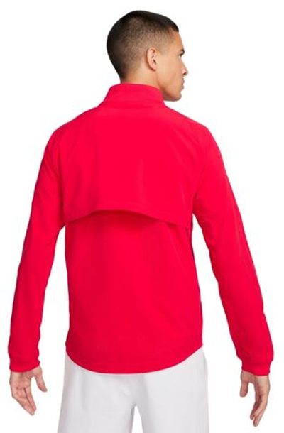 Мужская теннисная кофта Nike Court Dri-Fit Rafa Jacket - siren red/white