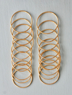 Набор колец металлических 7 см, 20 шт