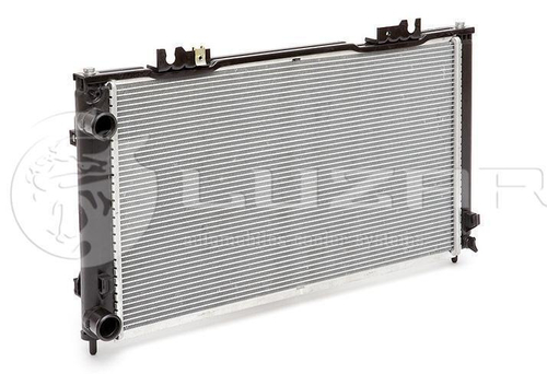 Радиатор охлаждения ВАЗ 2170 Приора алюминий +A/C Halla Luzar