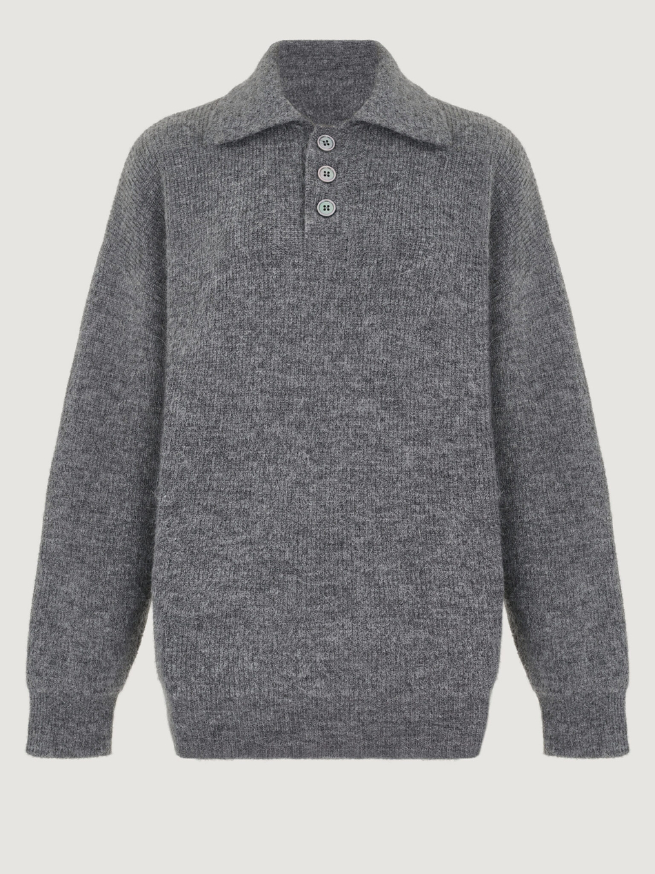 Поло с пуговицами