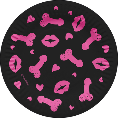 Тарелки бумажные «Девичник» 18+, 18 см, 6 шт