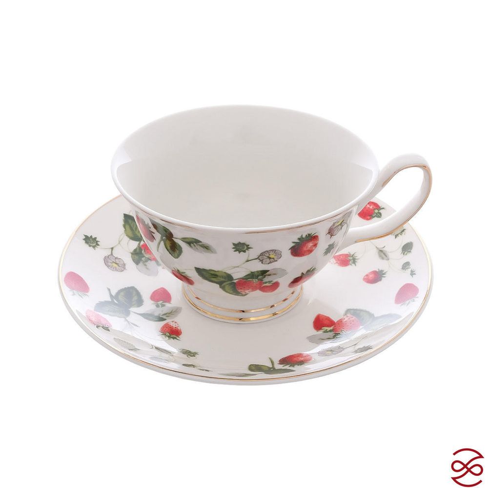 Набор чайных пар Royal Classics Земляника 200 мл (2 шт)
