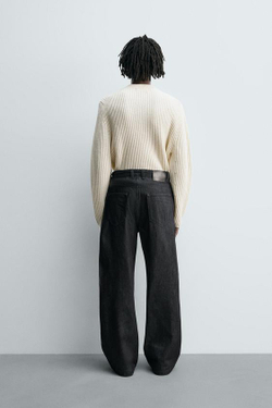 ZARA ДЖИНСЫ RELAXED FLARE FIT, ИНДИГО