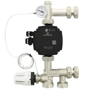 Насосно-смесительная группа Uni-Fitt Solomix MINI 1" с НГ с насосом Grundfos UPM3 AUTO 15-50 13